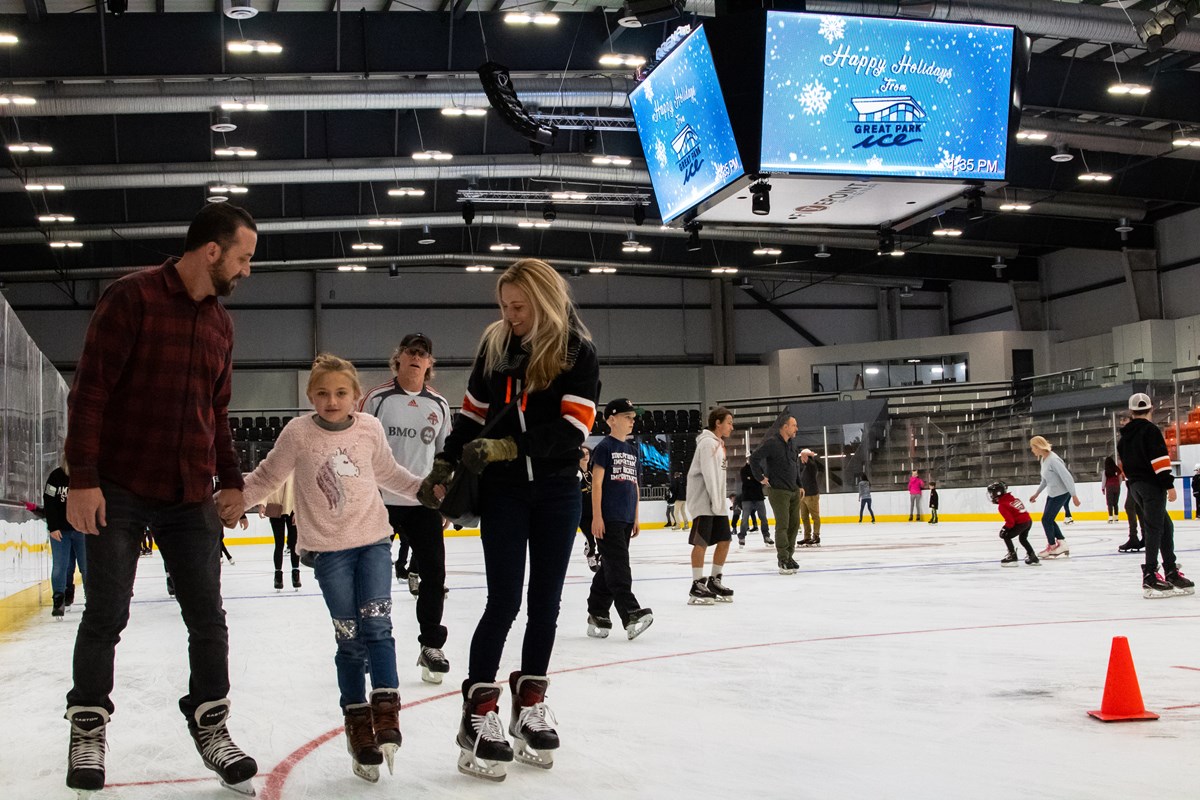 Get on the Rink for Public Skating this Holiday Season!